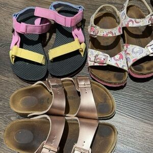 Girls Birkenstocks 12c